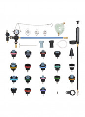 28-Piece Universal Radiator Pressure Tester Kit Multicolour 55centimeter