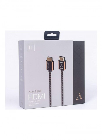 III Series 4K HDMI Cable 2.5meter Black