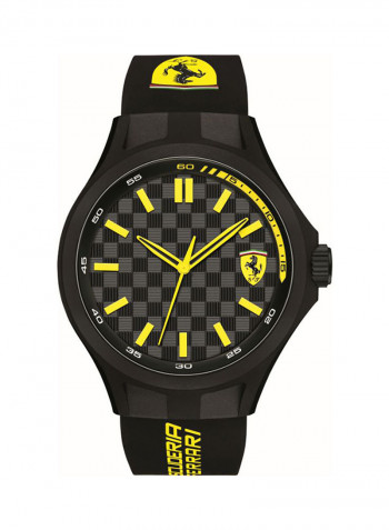 Men's Pit Crew Silicone Analog Watch 830286