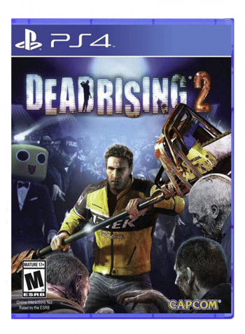 لعبة الفيديو 'Dead Rising 2' - متاحة للمنطقة (1) + ذراع تحكم لاسلكي دوال شوك 4 - مغامرة - بلاي ستيشن 4 (PS4)