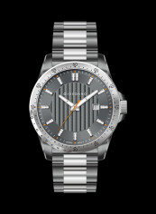 Men's Multi-Function Gun Metal Dial Watch - GD-1130-66