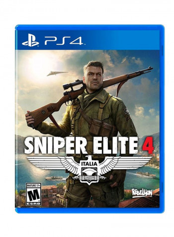 لعبة Sniper Elite 4- المنطقة 1+ ذراع تحكم دوال شوك 4 لاسلكي- جهاز بلايستيشن 4 - بلاي ستيشن 4 (PS4)