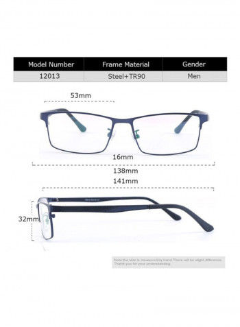 Men's Rectangular Eyeglasses Frame