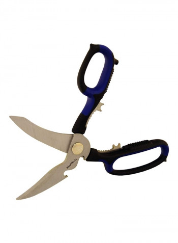 Multi-Purpose Cutting Scissor Blue/Black/Silver 9.1x3.9x0.8inch