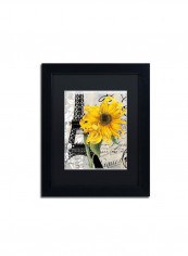 Paris Bistro Vii Canvas Wall Art Black 8 x 24inch