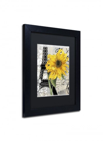Paris Bistro Vii Canvas Wall Art Black 8 x 24inch