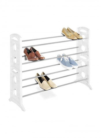 Shoe Stand White 12.0x35.5x26.5inch