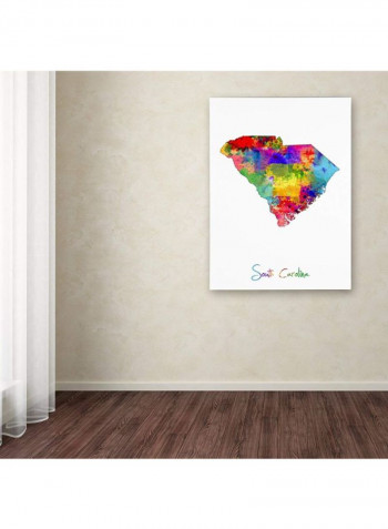 South Amherst Quarries Wooden Framed Wall Art Multicolour 11 x 14inch