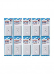 Pack Of 10 Safe Plate Baby Safety Electrical Outlet Cover