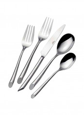 20-Piece Forged Stainless Steel Flatware Set Silver