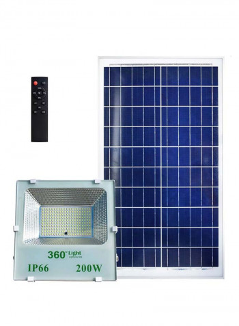 Solar LED Flood Outdoor Light Cool White 6.4kg