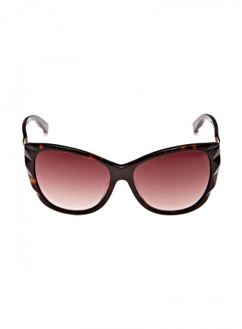 Women's Full Rimmed Cat-Eye Sunglasses - Lens Size: 57 mm