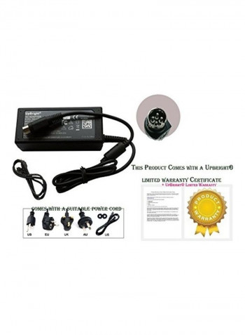 4-Pin 5V 4.2A 12V 3A AC/DC Adapter Compatible with LACIE ACLG-51 710200 ACU057A-0512 GP-ACU057A-0512 Sunfone Bigger Disk Hard Disk Drive HDD NewerTech Guardian Maximus 3477077 Power Supply Black
