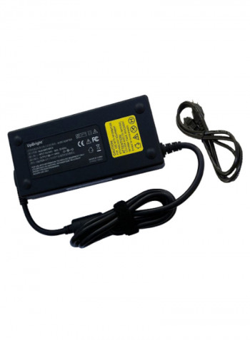 Replacement Charger Adapter With Cable Black