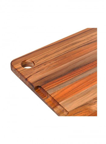 Cuting Board With Corner Hole Brown/Beige 16x12x0.5inch