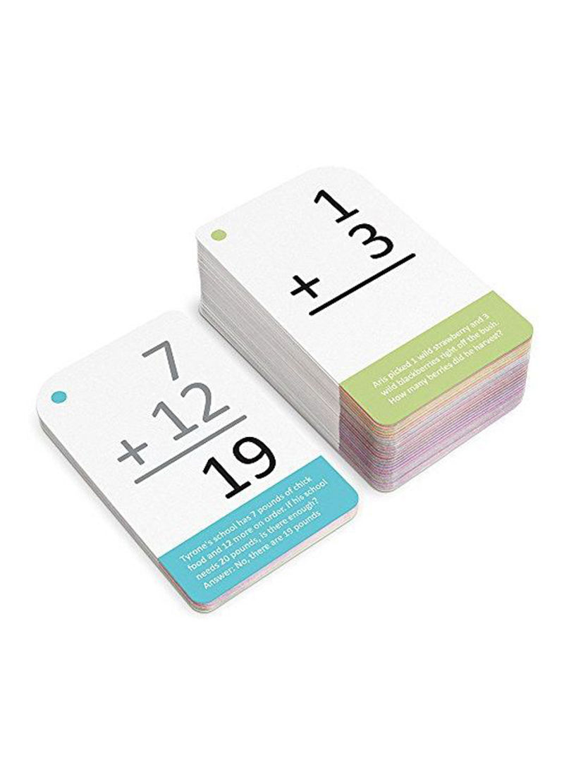 175-Piece Addition Math Flash Cards