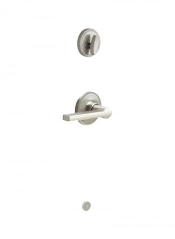 2-Piece Door Lever Set silver