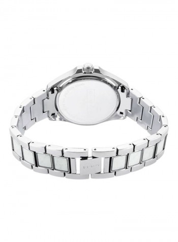 ساعة عقارب بسوار من المعدن طراز ‎2936-11 للنساء