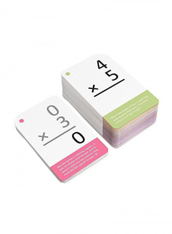 Pack Of 175 Division Math Flash Card With Word Problems