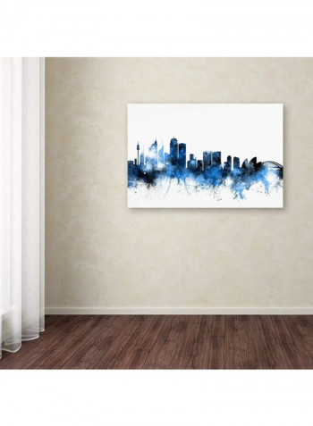 Supermoon Framed Wall Art Multicolour 11 x 14inch