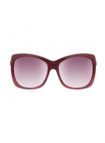Women's Full Rimmed Butterfly Sunglass - Lens Size: 59 mm