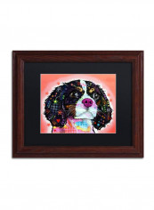 King Charles Wooden Framed Wall Art Multicolour 11 x 14inch