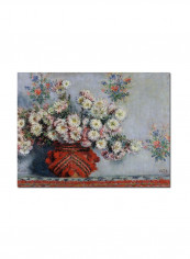 Chrysanthemums 1878 Canvas Wall Art Multicolour 14 x 19inch