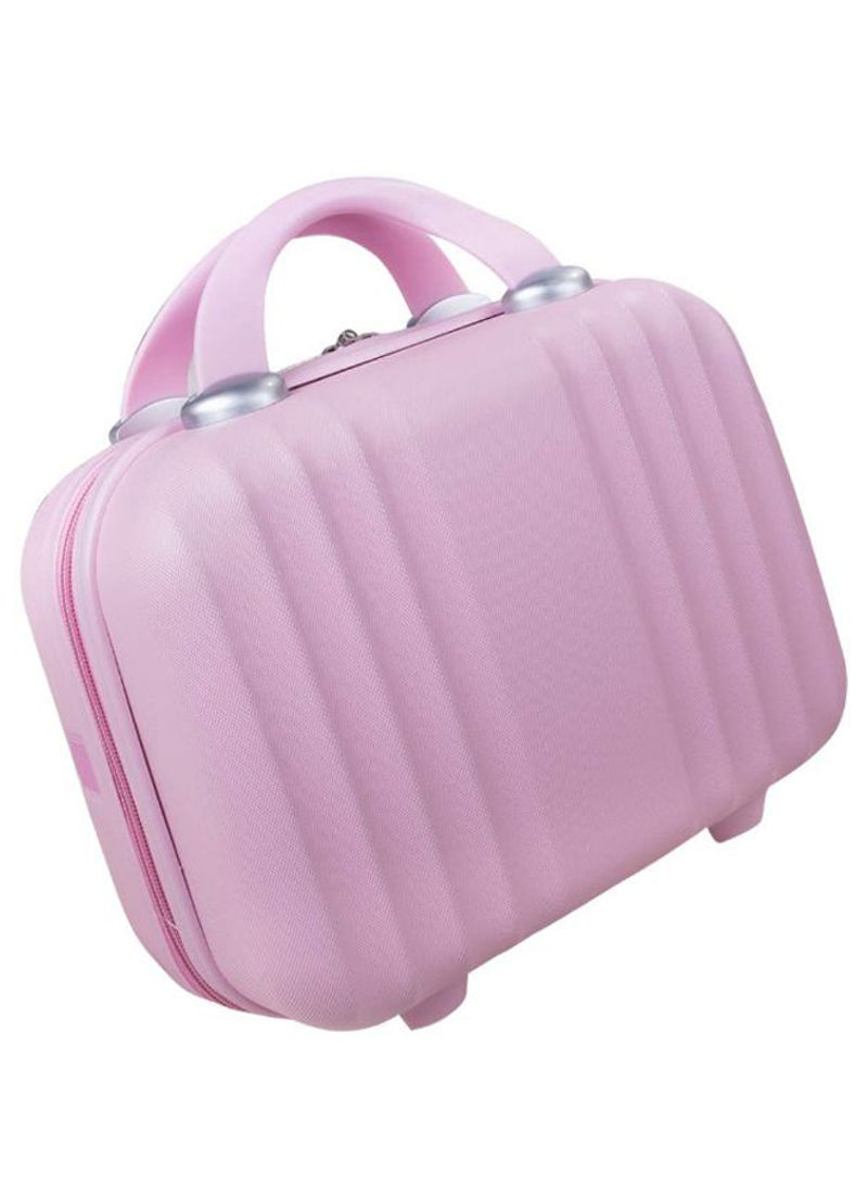 Portable Cosmetic Carrying Case Pink