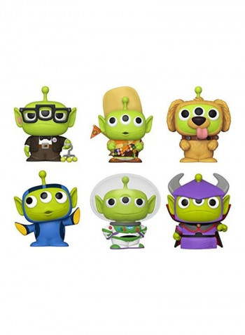 Set Of 6 Pixar Alien Remix Vinyl Figures