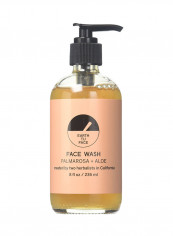 Organic Palmarosa And Aloe Face Wash 8ounce
