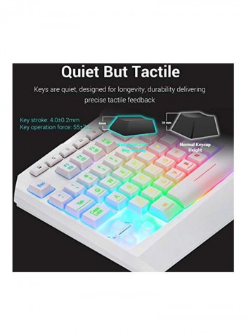 S101 Wired Multimedia Keys Wrist Rest Gaming Keyboard