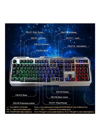 Wired RGB Gaming Keyboard And Mouse Set