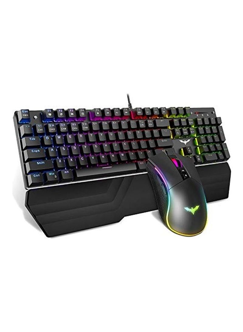 2-Piece RGB Mechanical Keyboard And Mouse Set