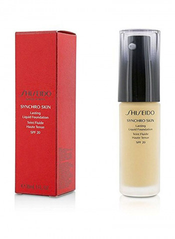 Synchro Skin Lasting Liquid Foundation SPF 20 3 Golden