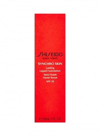 Synchro Skin Lasting Liquid Foundation SPF 20 3 Golden