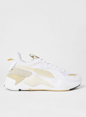 RS-X Mono Metal Sneakers White-Team Gold