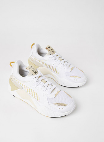 RS-X Mono Metal Sneakers White-Team Gold