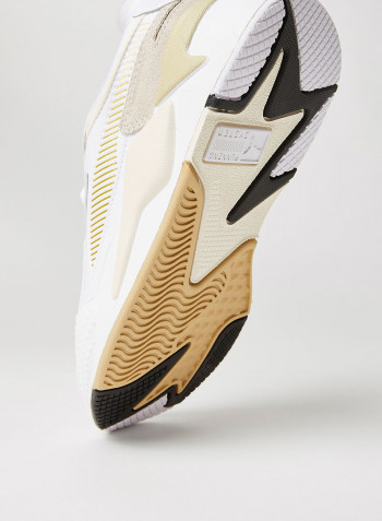 RS-X Mono Metal Sneakers White-Team Gold