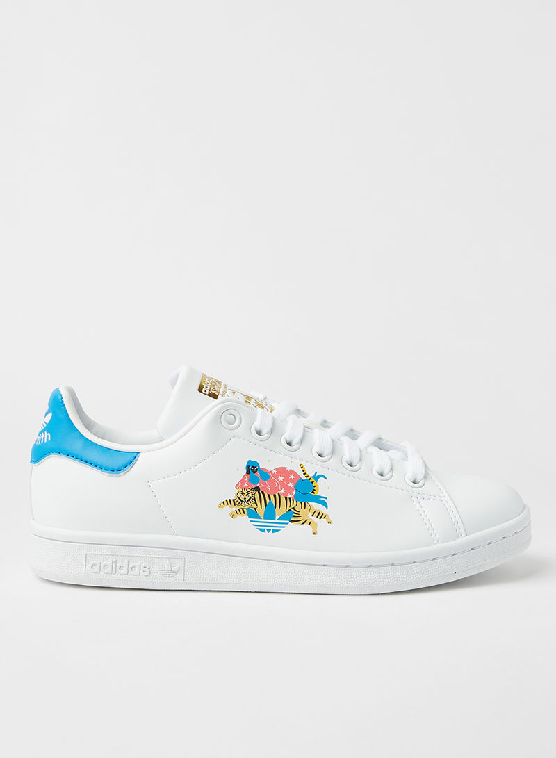 Egle Stan Smith Sneakers Ftwwht/Brblue/Clpink