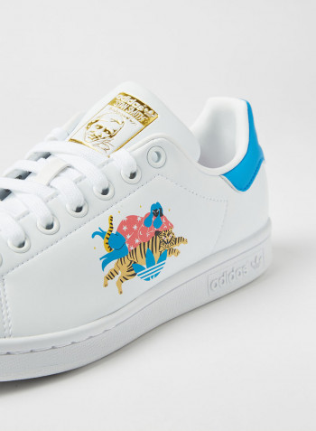 Egle Stan Smith Sneakers Ftwwht/Brblue/Clpink