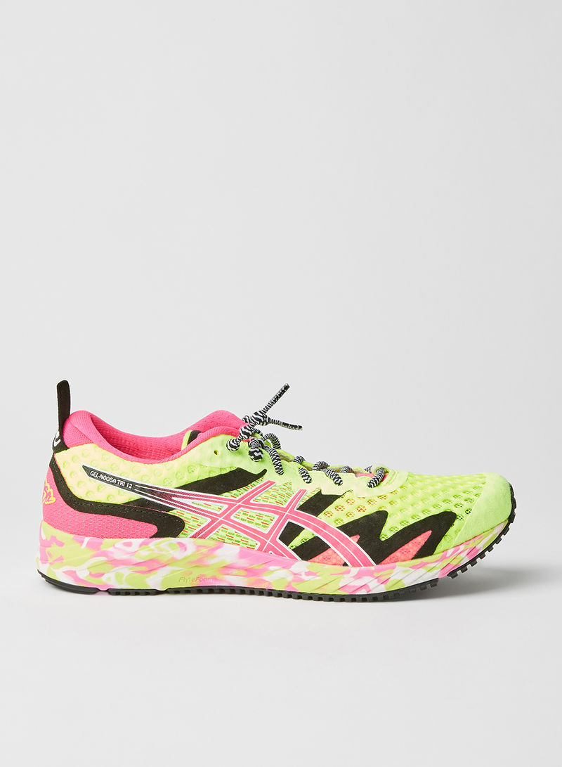 GEL-Noosa TRI 12 Running Shoes Safety Yellow/Pink Glo
