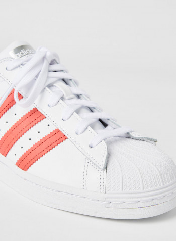 Superstar Sneakers Cloud White/Crew Red/Matte Silver