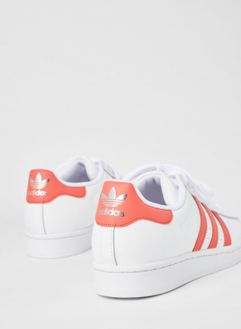 Superstar Sneakers Cloud White/Crew Red/Matte Silver