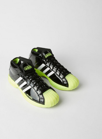 Unisex Pro Model 2G Basketball Shoes Core  Black/Solar Yellow