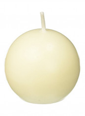 12-Piece Ball Candle Set Ivory
