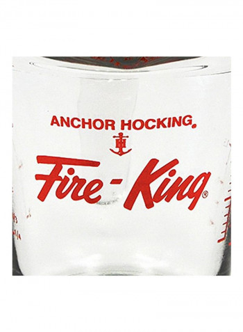 Fire King Measuring Cup Clear 7.75x5.25x5.75inch