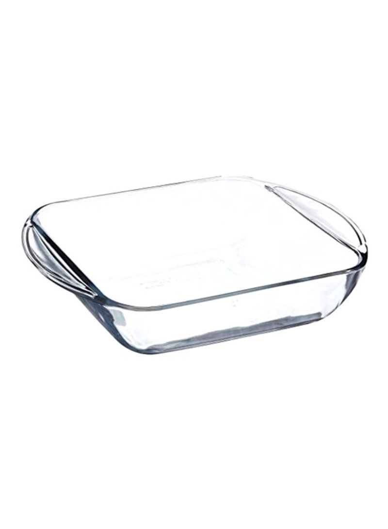 Square Cake Dish Clear 9x11x2.5inch