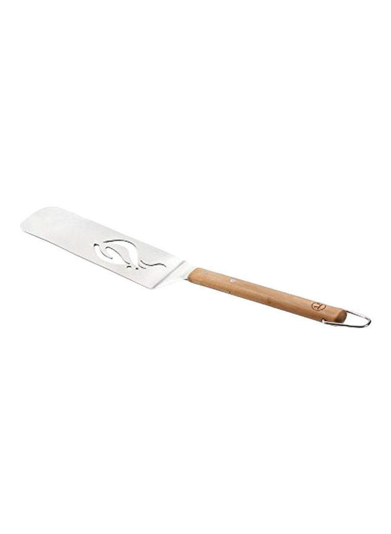 Stainless Steel Griddle Spatula Silver/Beige 18x3x2inch