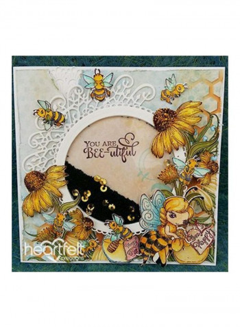 Honey Bee Maidens Cut And Emboss Dies Multicolour