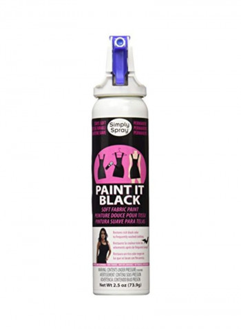 Soft Fabric Spray Paint Black